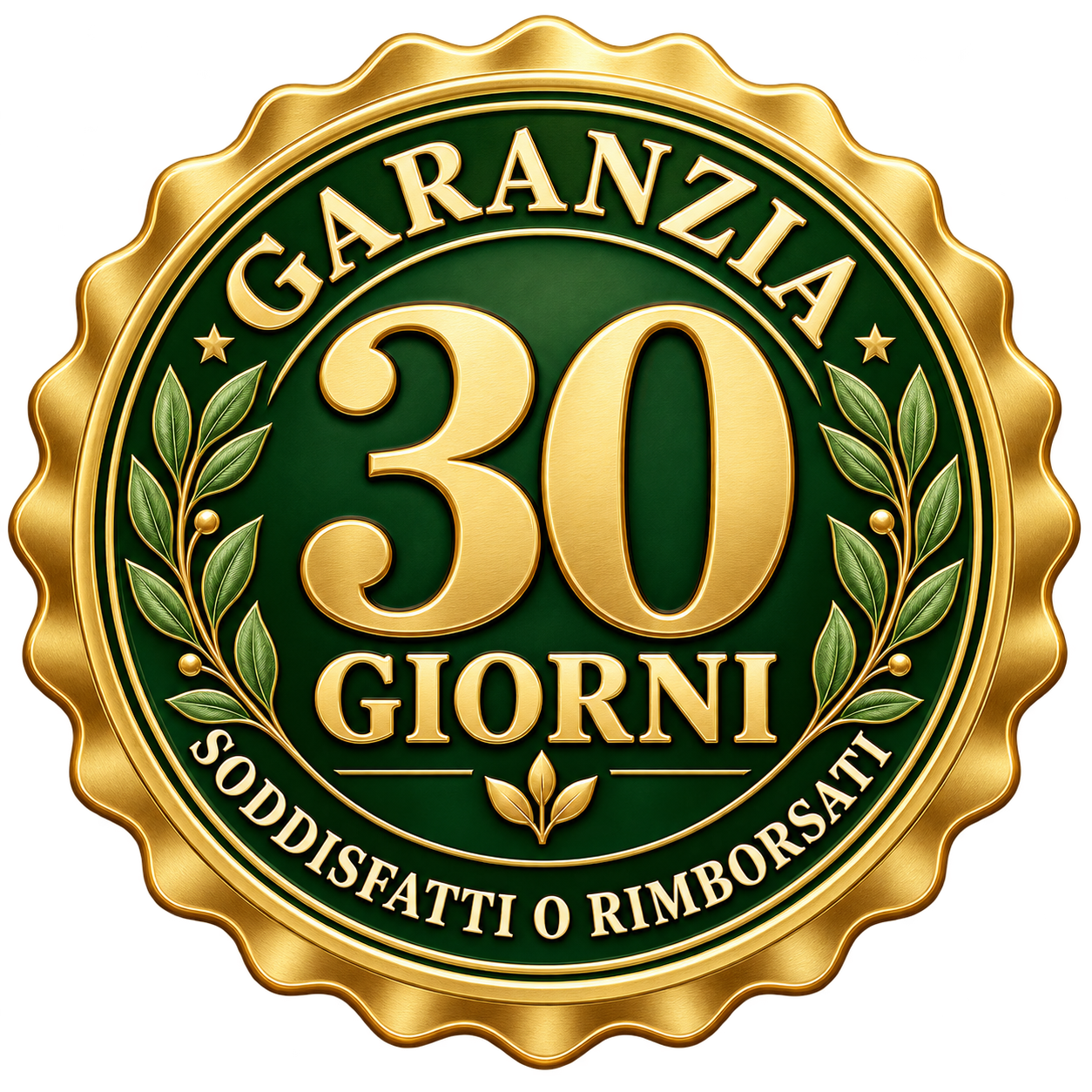 Garanzia 30 giorni: soddisfatti o rimborsati